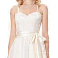 Grace Karin Spaghetti Straps Cross Back Champagne Voile Ball Gown Prom Dress 8 Tamanho US 2 ~ 16 GK000123-1